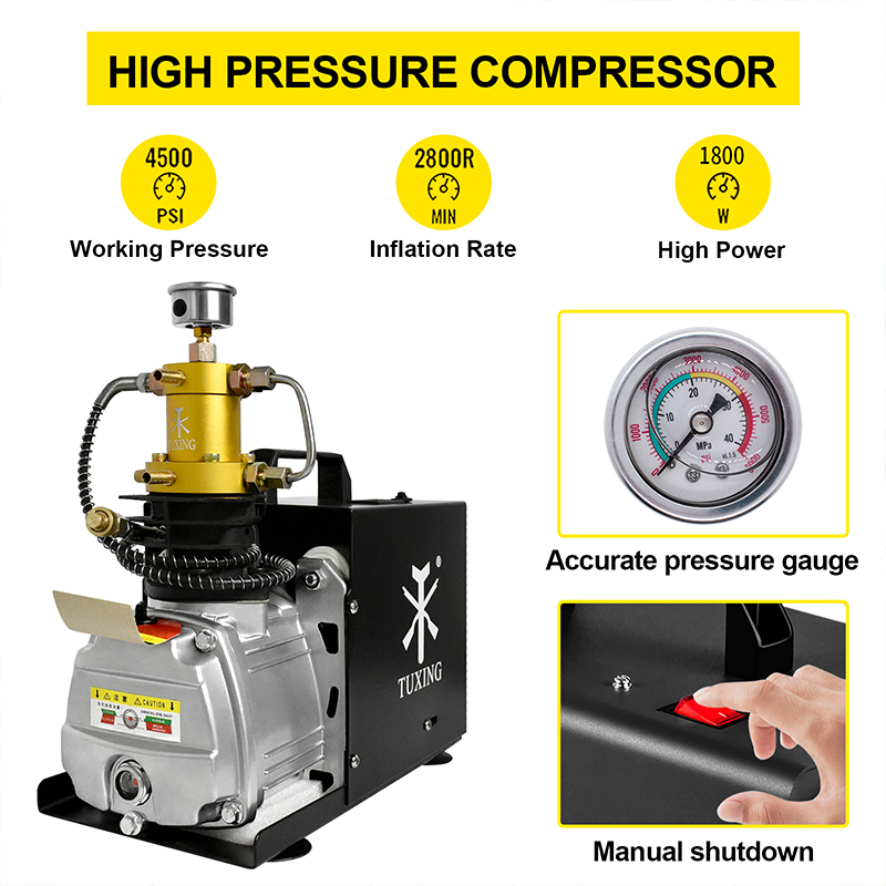 300bar pcp electric air compressor