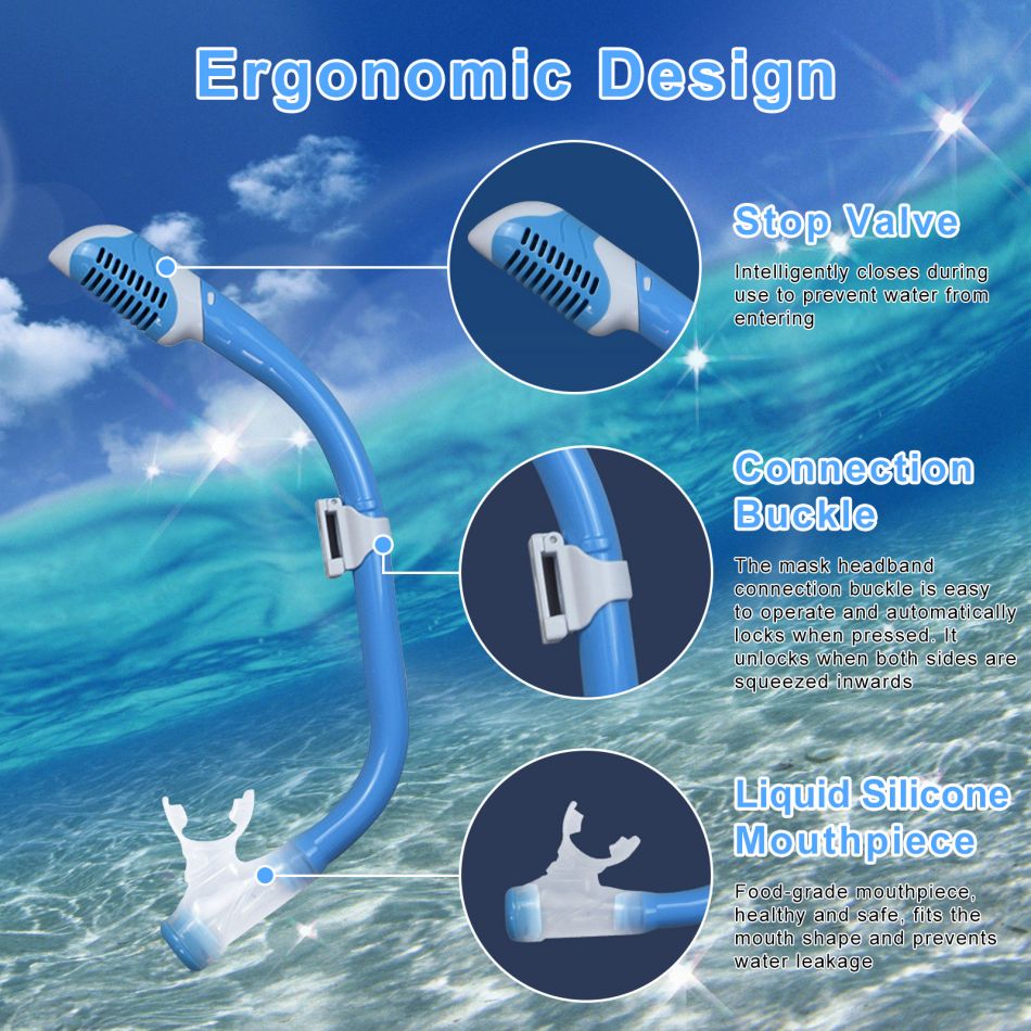 Breathing Tube for Snorkeling Water Sports