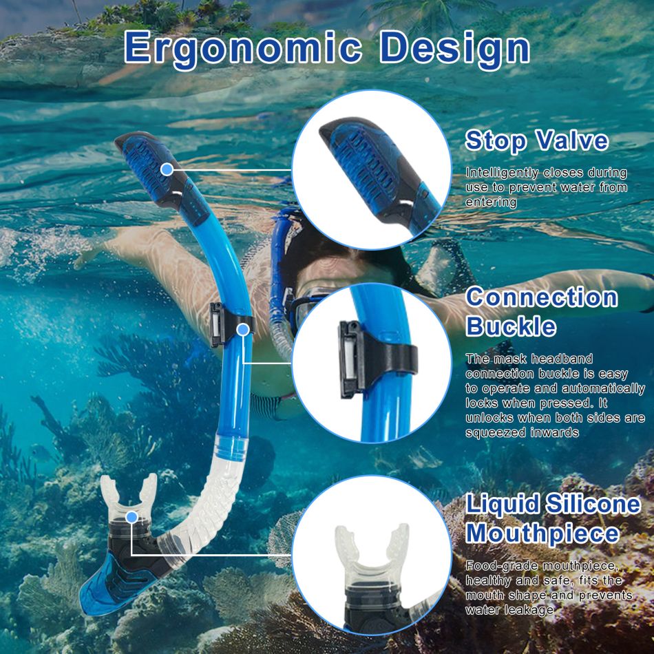 Breathing Tube for Snorkeling Water Sports